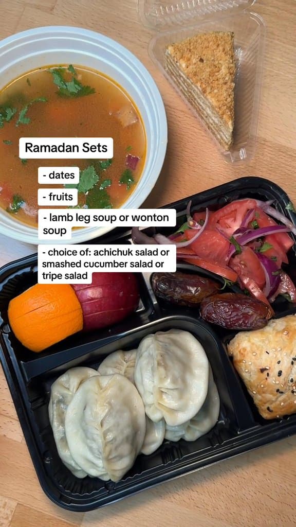 Here's what iftar looks like at Laghman Express