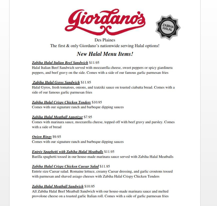 Photo of Giordanos