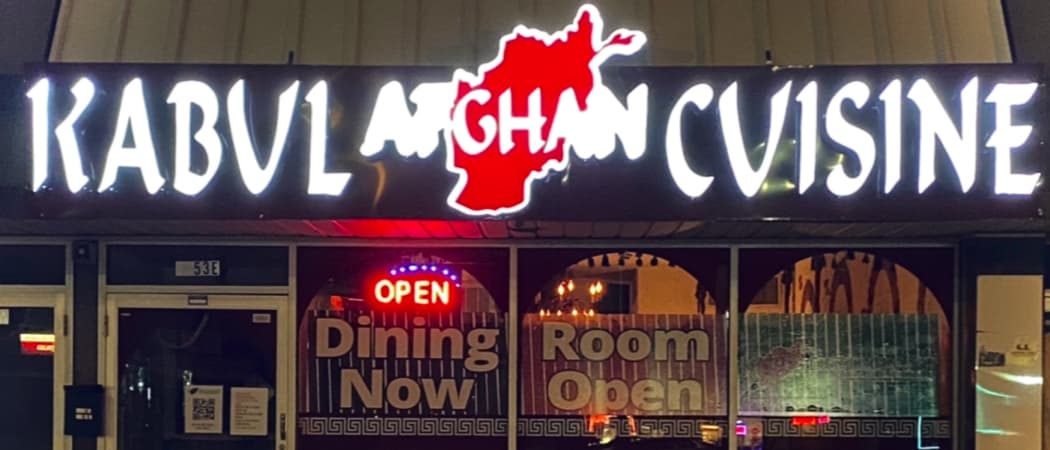 Kabul Restaurant in Huntington