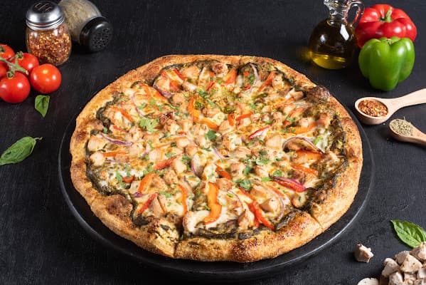 Curry on Crust Desi Pizza in Canton